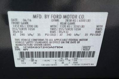 2017 Ford Explorer Sport 4WD
