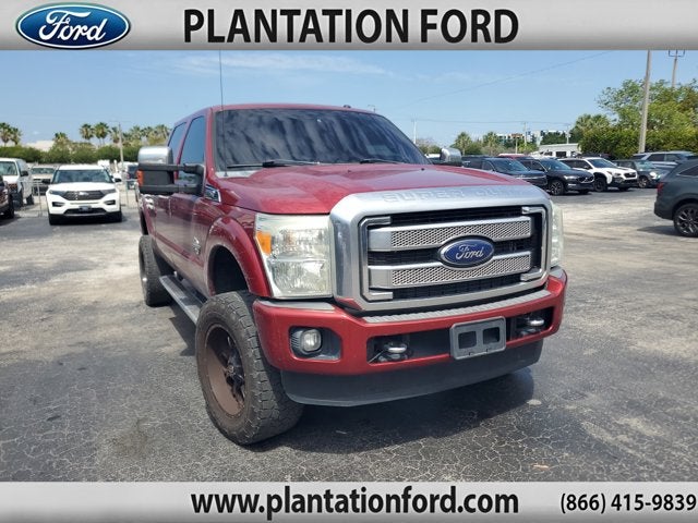 2015 Ford Super Duty F-350 SRW 4WD Crew Cab 156 Platinum