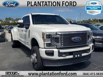 2022 Ford Super Duty F-350 DRW Platinum 4WD Crew Cab 8' Box