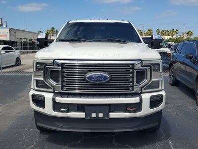 2022 Ford Super Duty F-350 DRW Platinum 4WD Crew Cab 8' Box