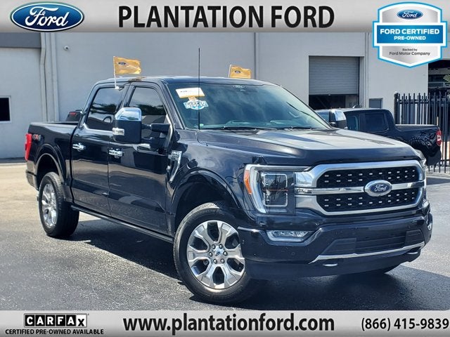 2022 Ford F-150 Platinum 4WD SuperCrew 5.5' Box