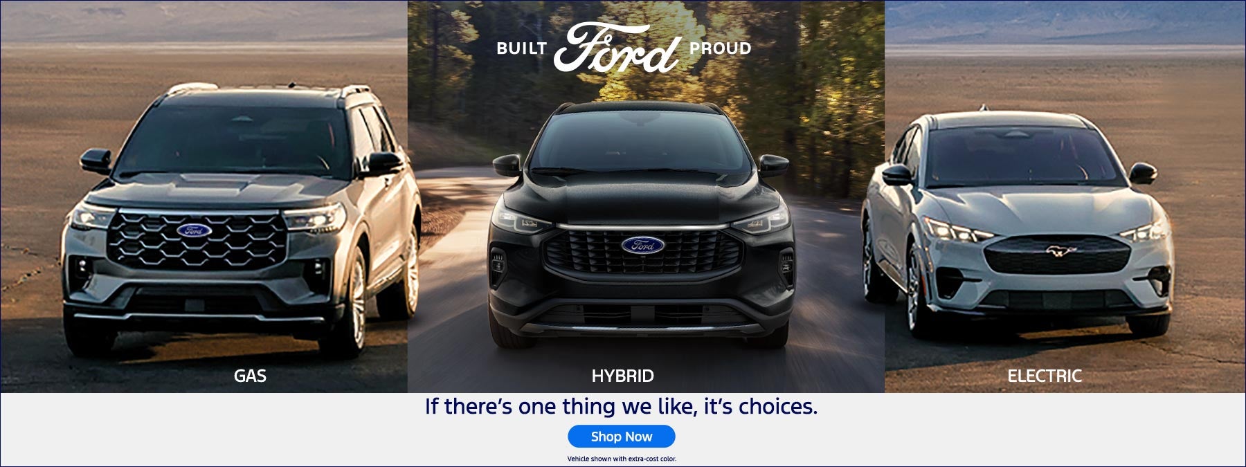 Gas, Electric, Hybrid