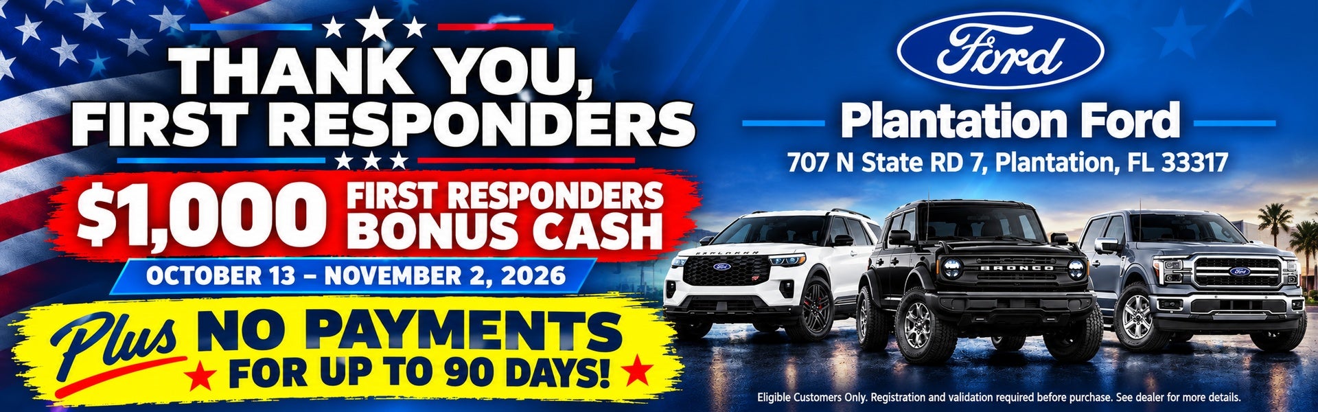 First Responder Bonus Cash