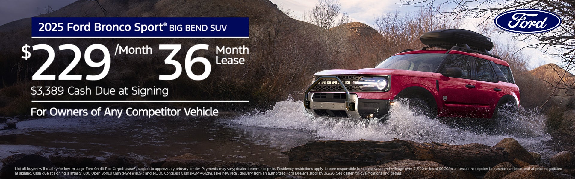 2025 Ford Bronco Sport