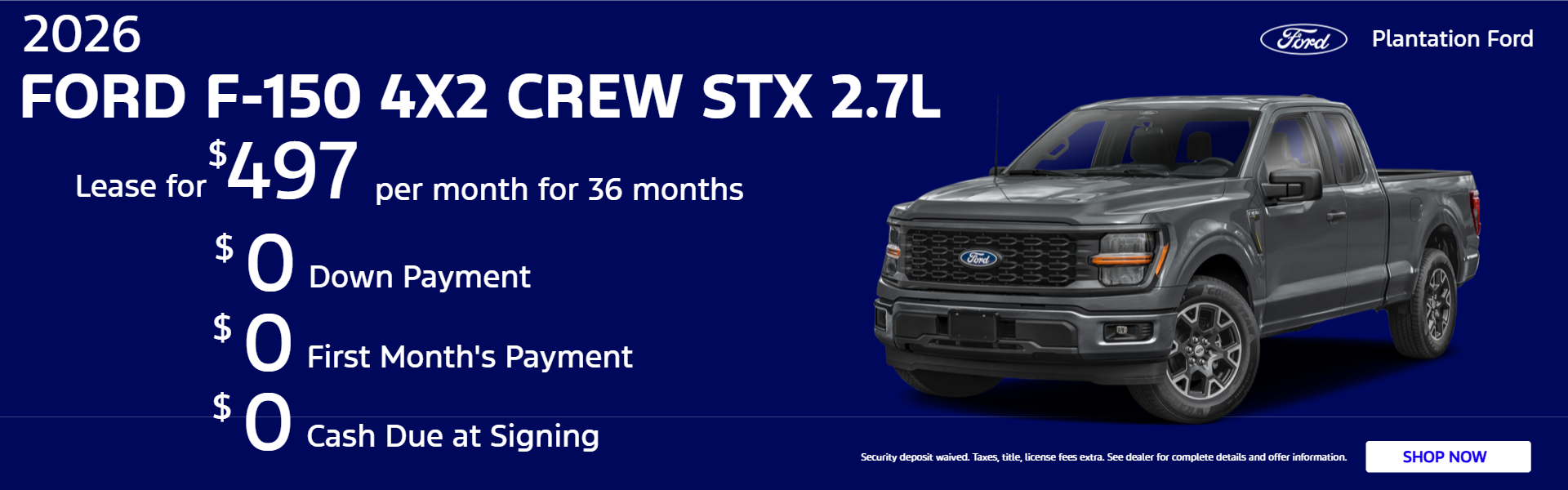 F-150 Lease Deal