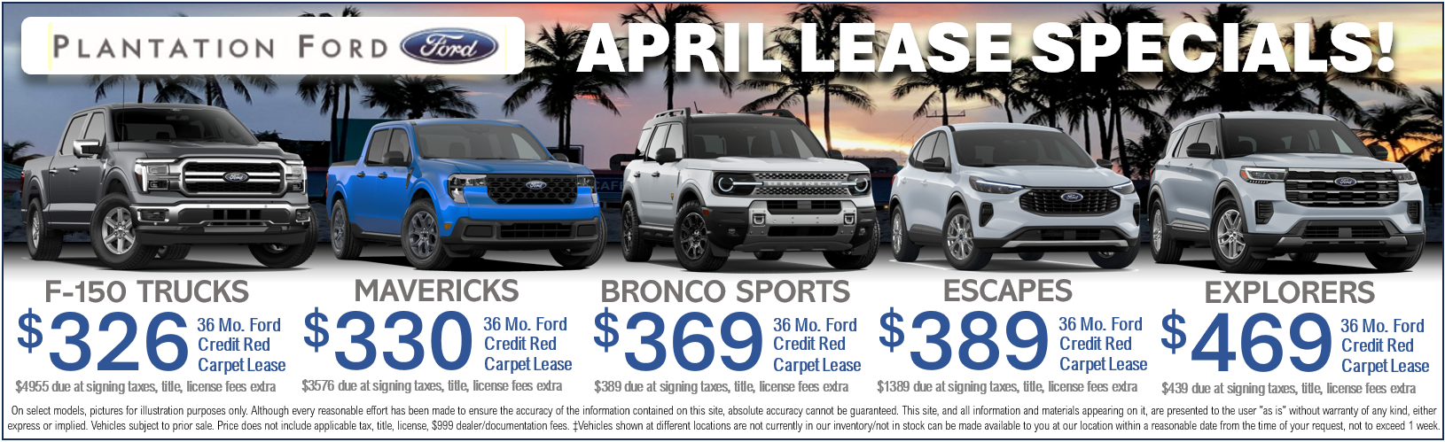 April Lease Specials
